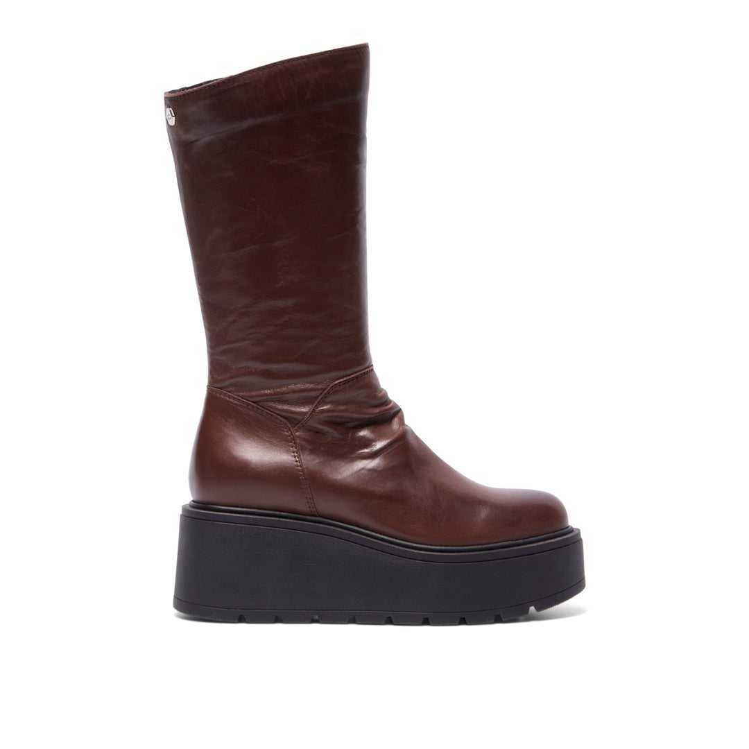 Lorenzetti Brown Leather Ankle Boots