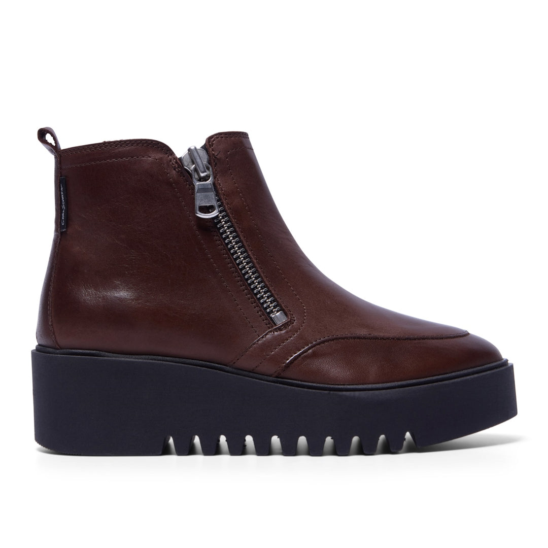 Maffei Brown Leather Ankle Boots