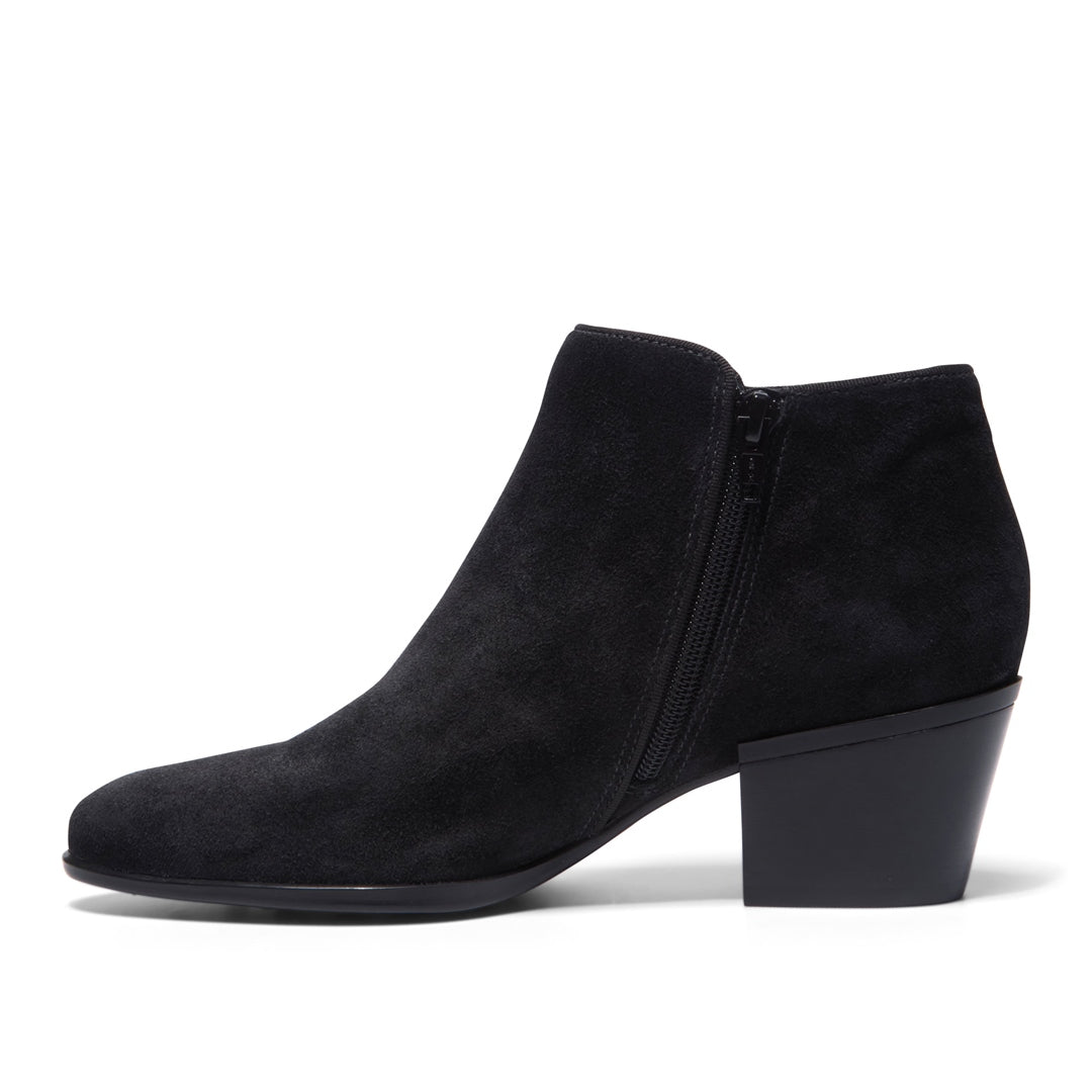 Malnatti Black Nubuck Ankle Boots