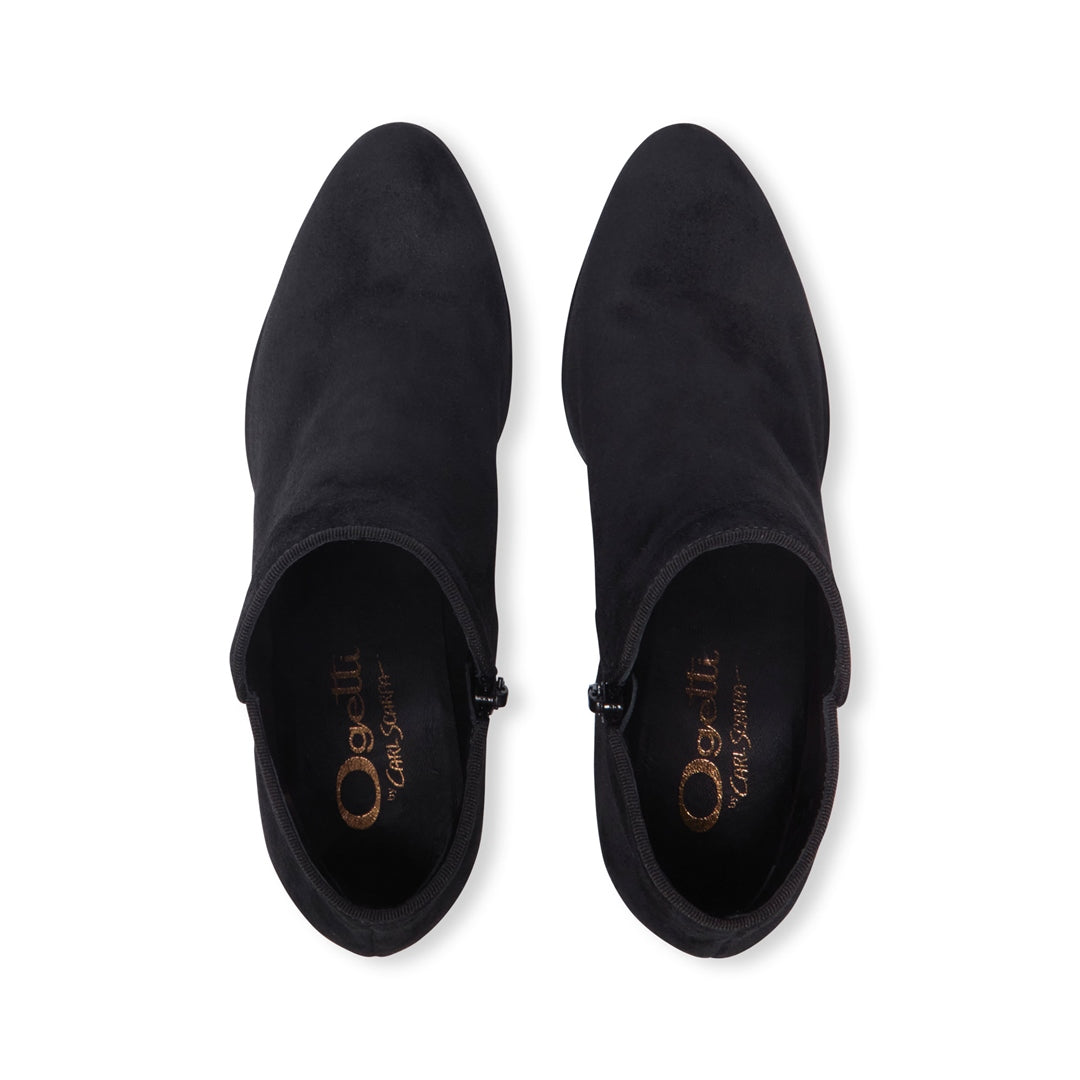 Malnatti Black Nubuck Ankle Boots