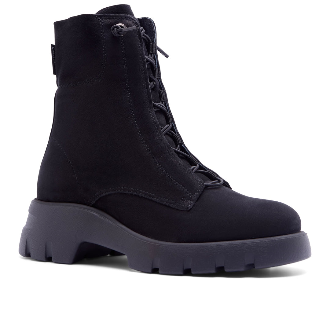 Prevale Black Suede Ankle Boots