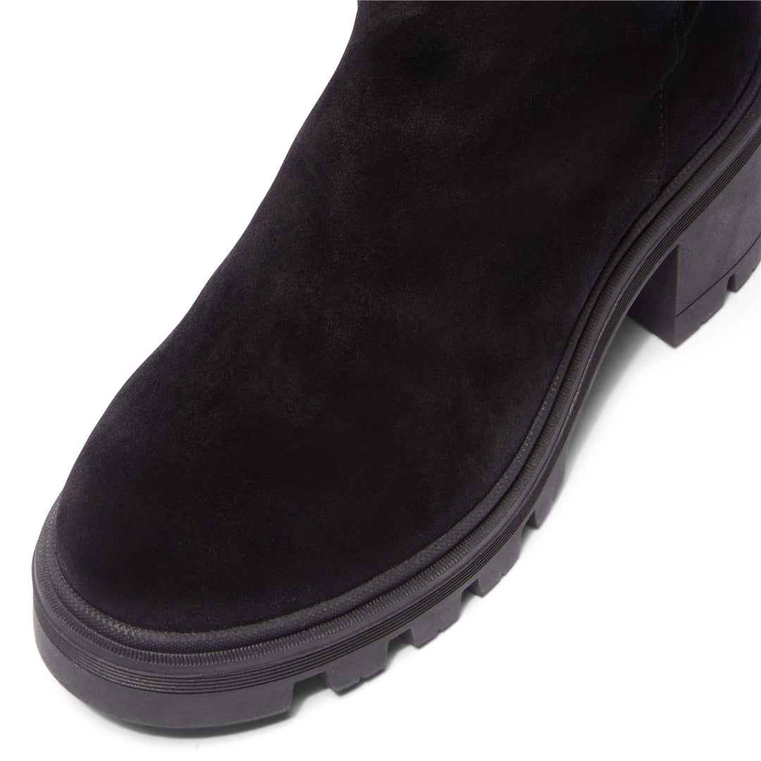 Prima Black Suede Boots