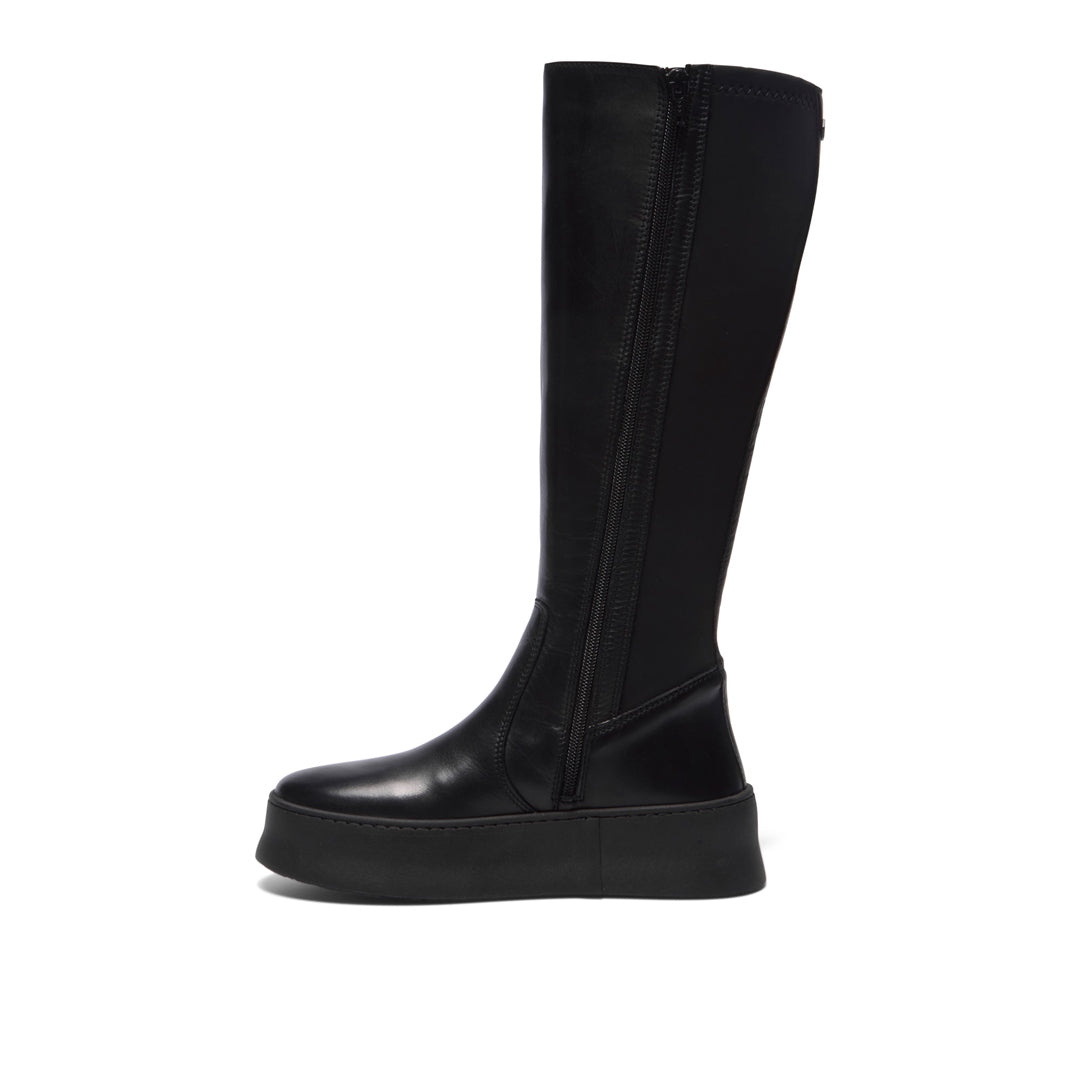 Scultura Black Leather Boots