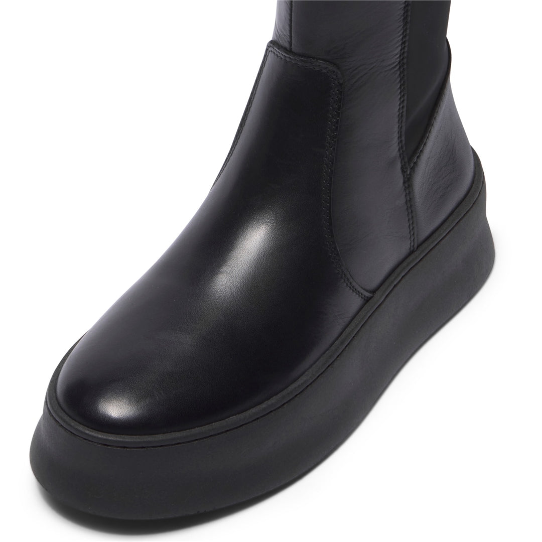 Scultura Black Leather Boots