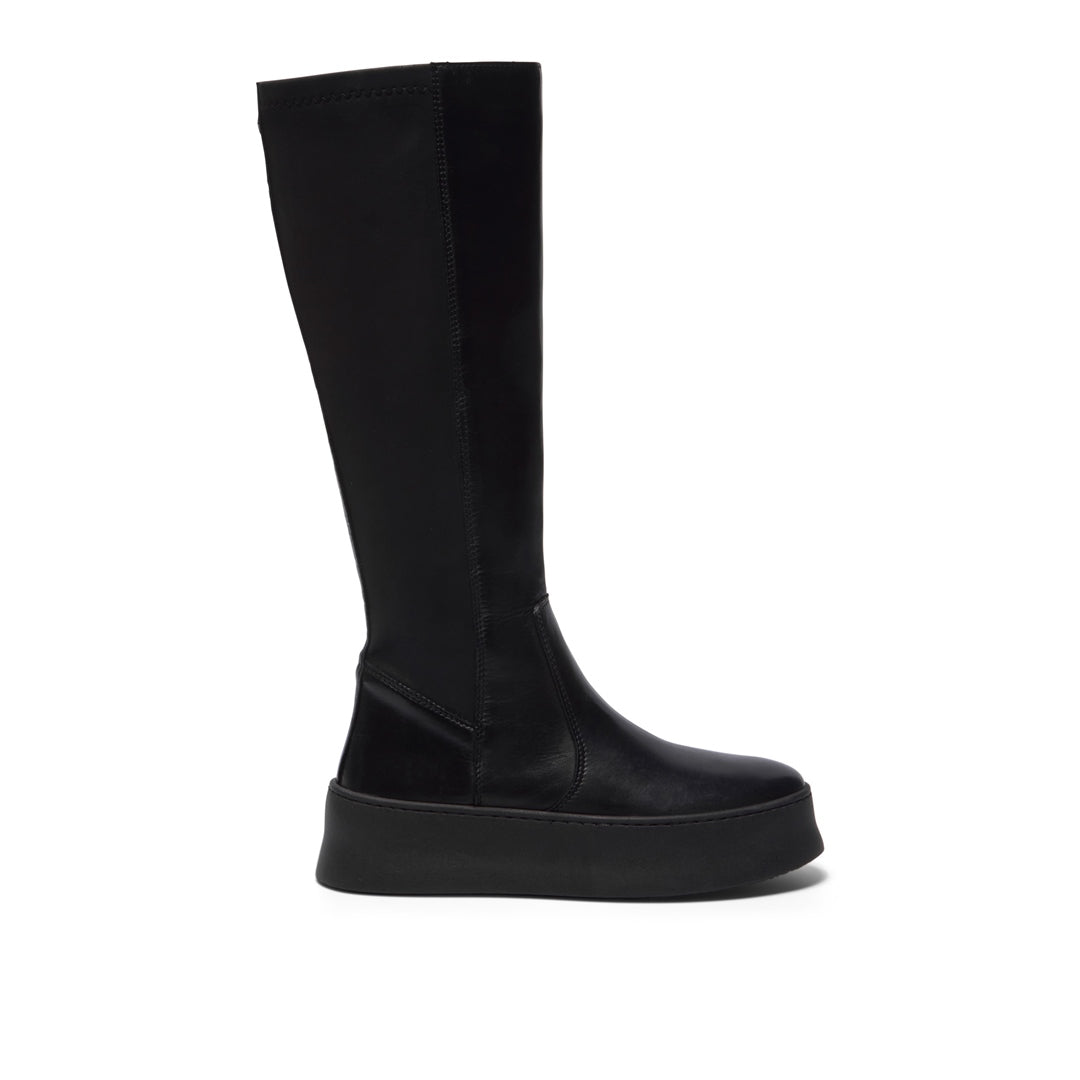 Scultura Black Leather Boots