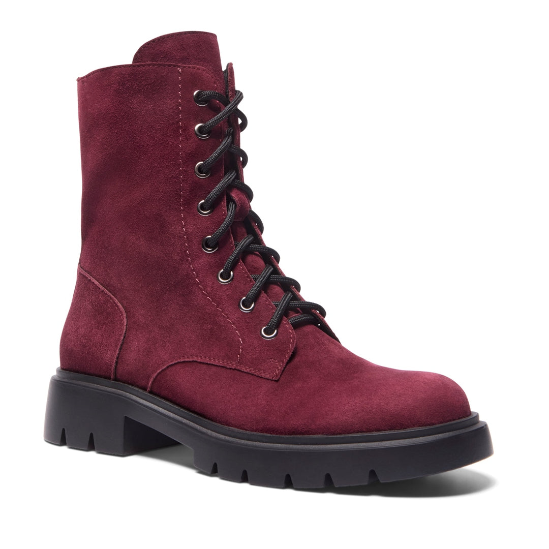 Urbania Bordo Suede Ankle Boots