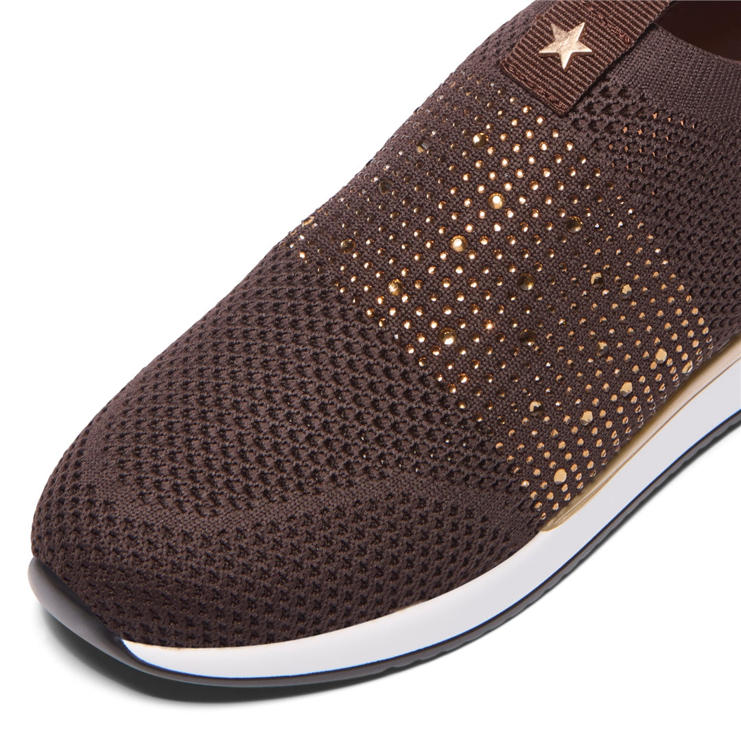 Giacinto Brown Textile Trainers