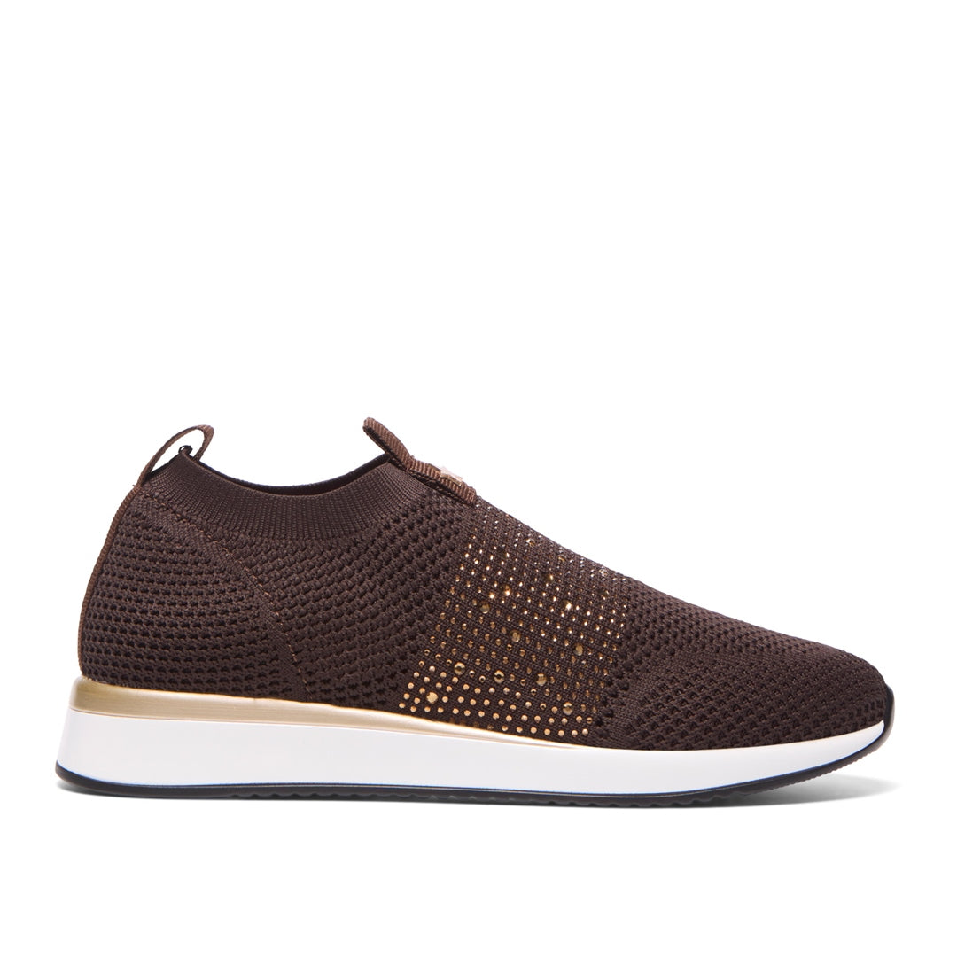 Giacinto Brown Textile Trainers