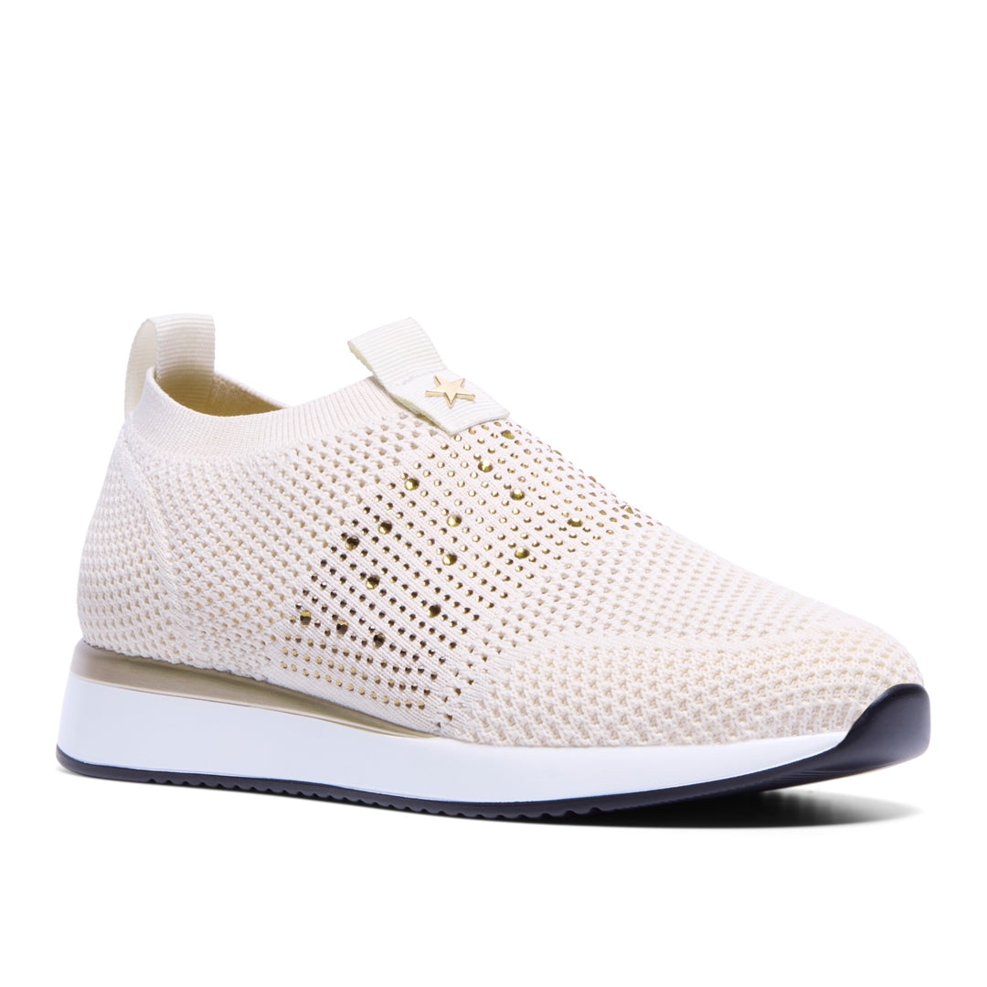 Giacinto Off-White Textile Trainers