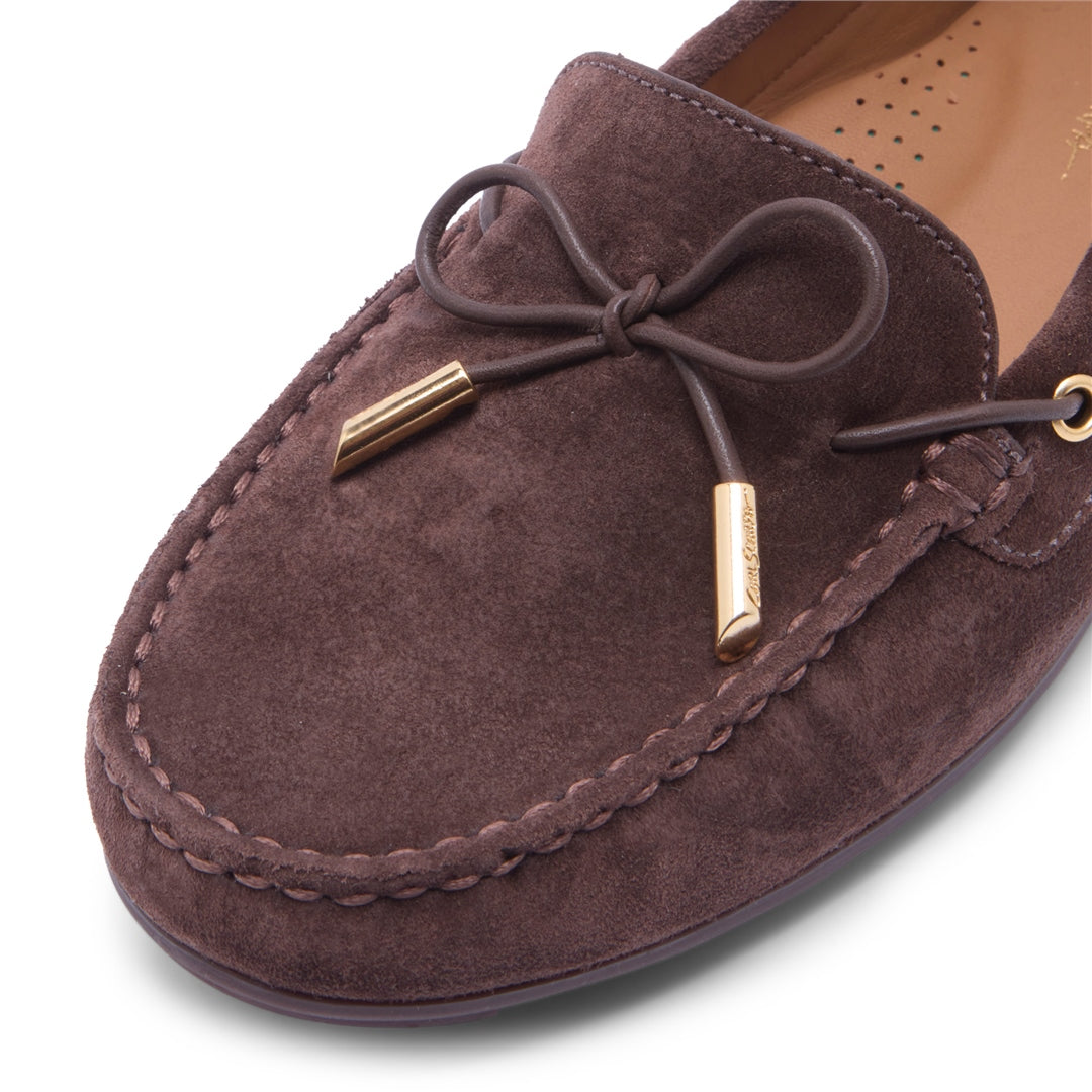 Istranga Brown Suede Loafers