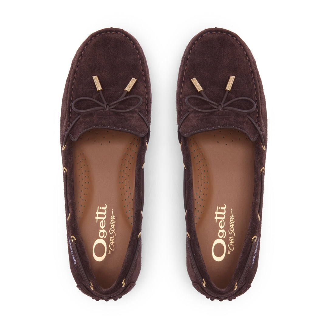 Istranga Brown Suede Loafers