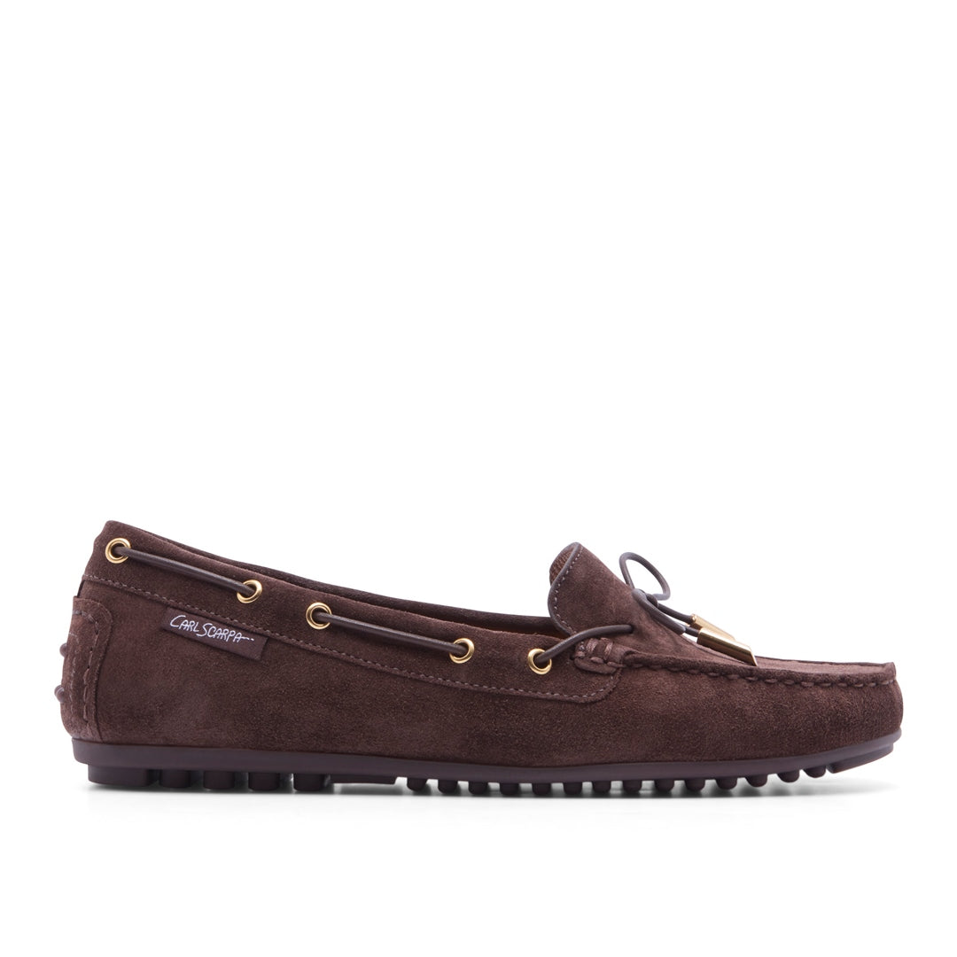 Istranga Brown Suede Loafers