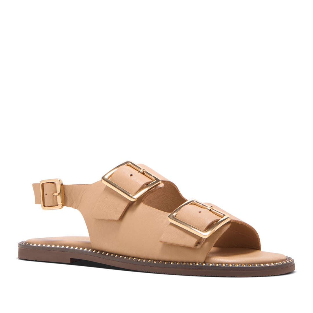 Otarnia Beige Suede Sandals