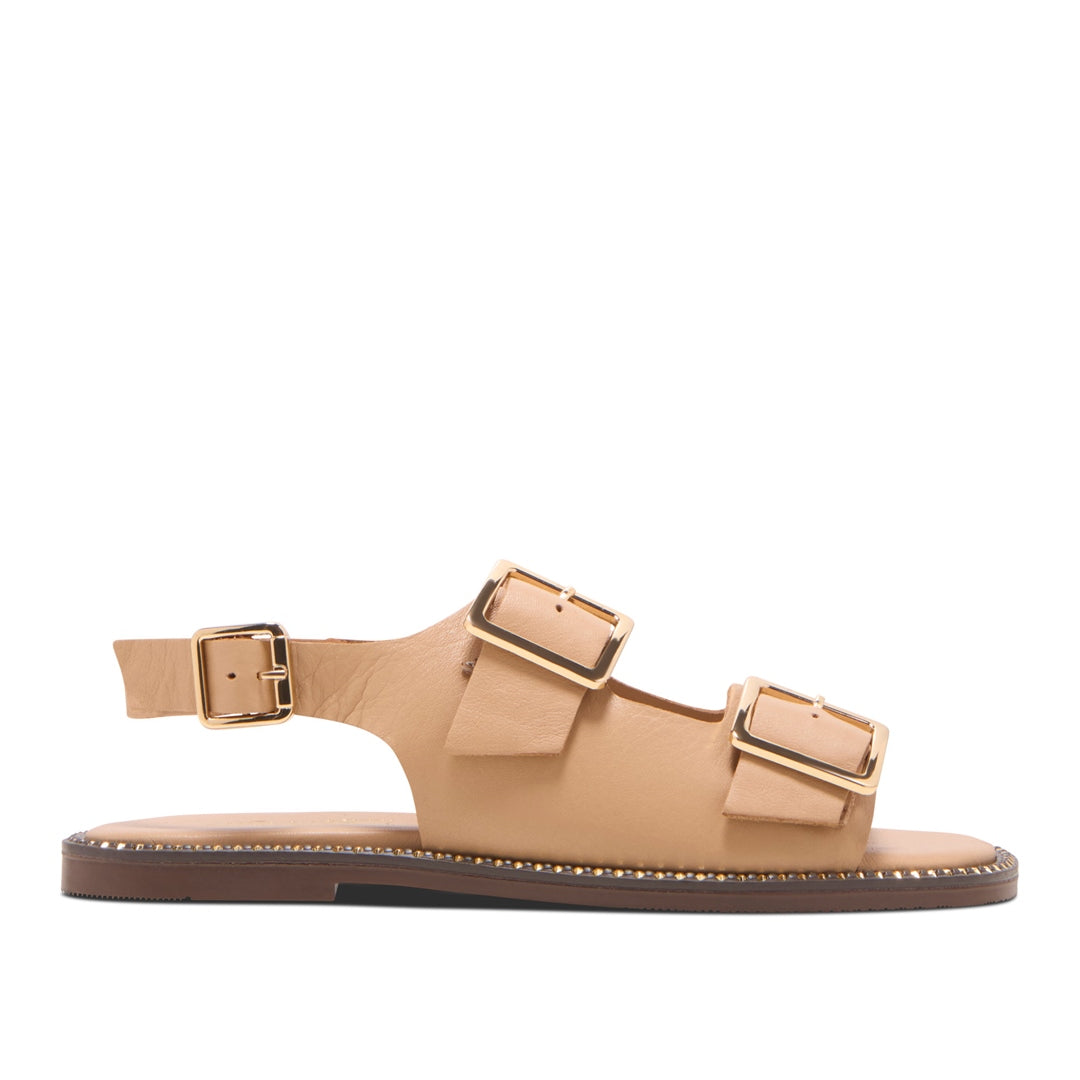 Otarnia Beige Suede Sandals