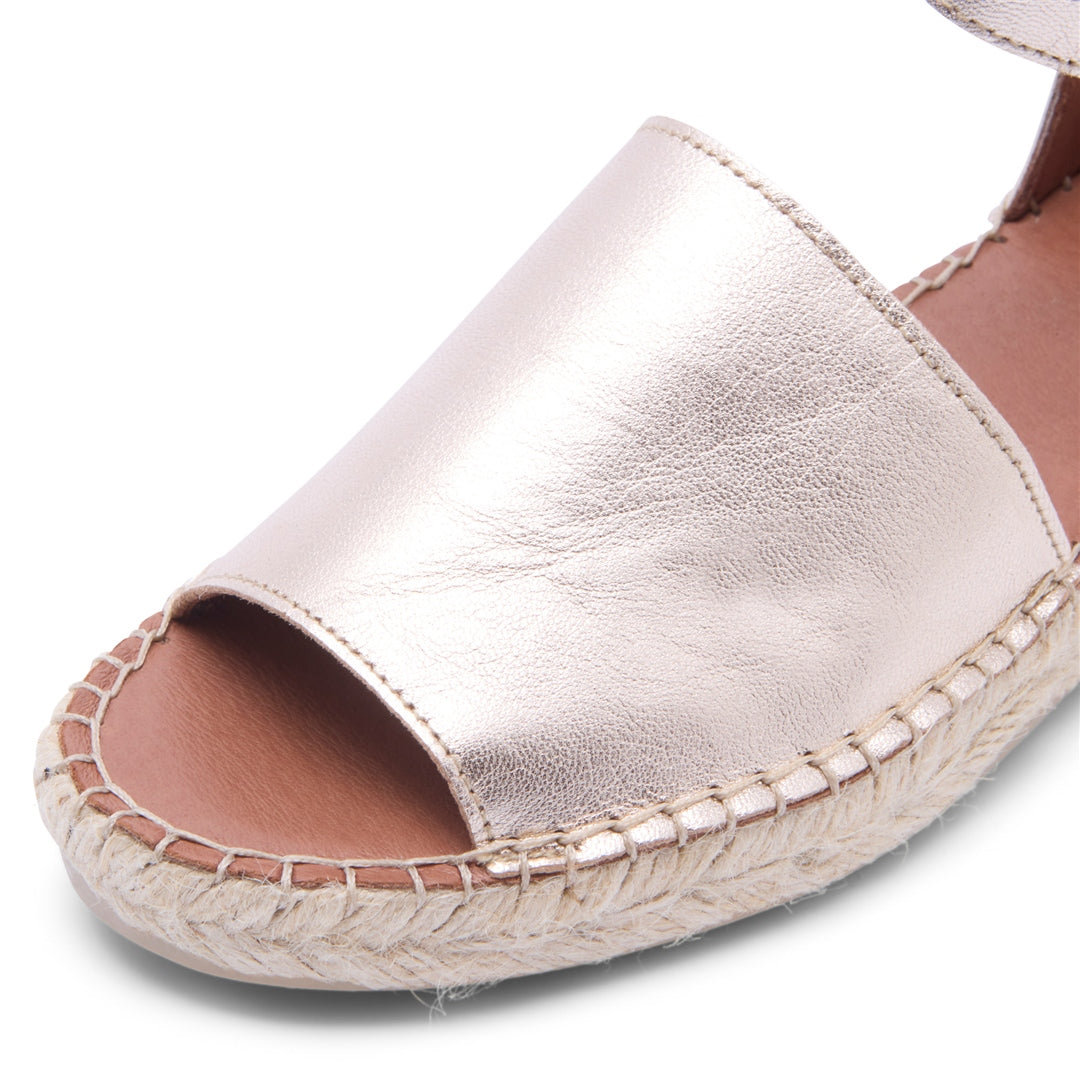 Scarletta Champagne Leather Sandals