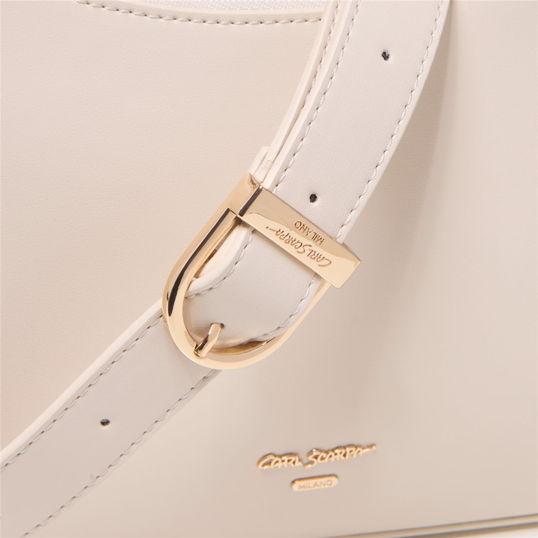Haliana Off-White Handbag