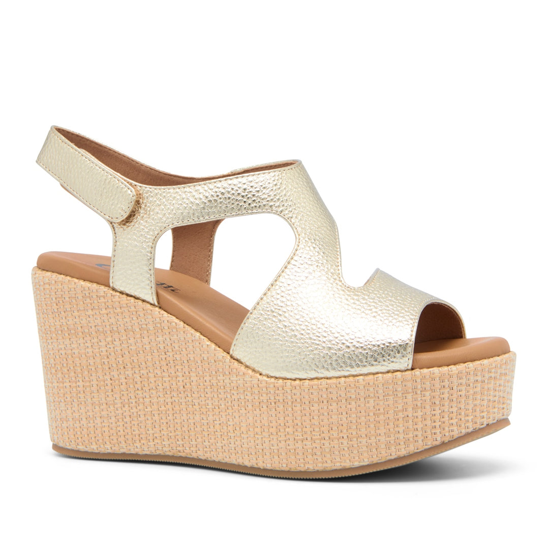 Massimo Gold Sandals