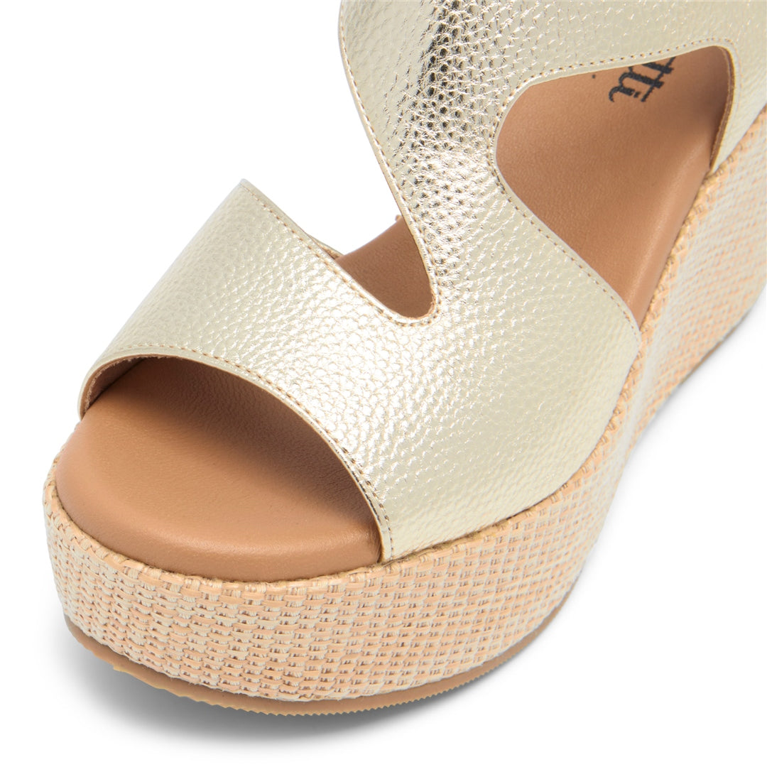 Massimo Gold Sandals