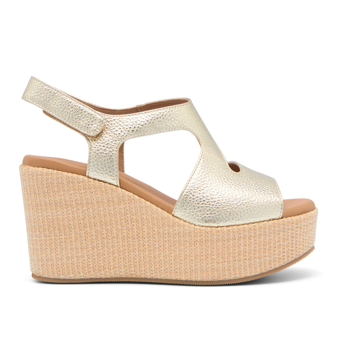 Massimo Gold Sandals