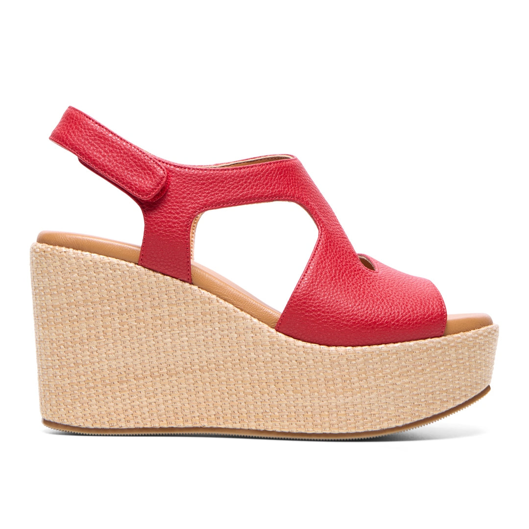Massimo Red Sandals