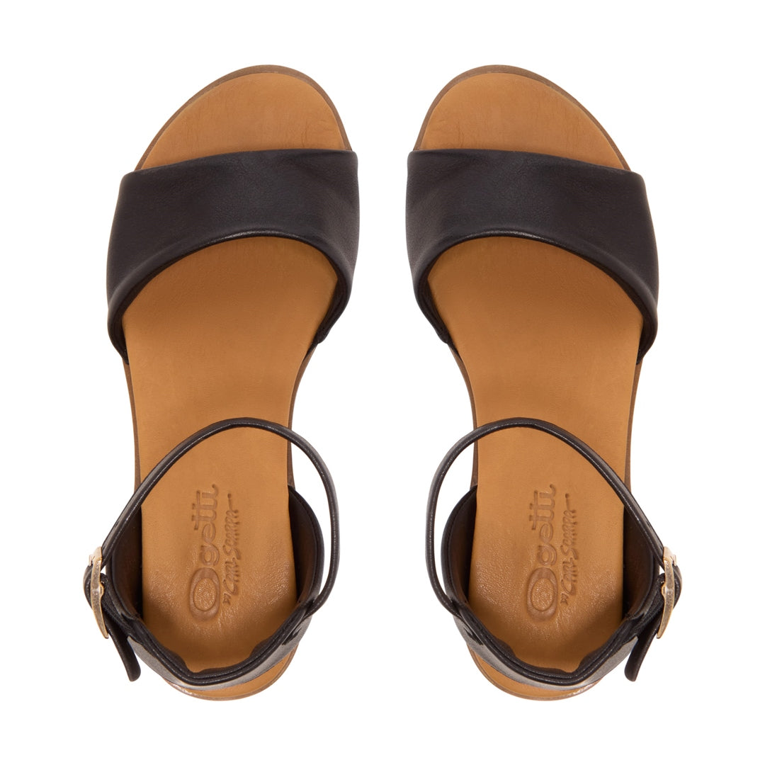 Melara Black Sandals