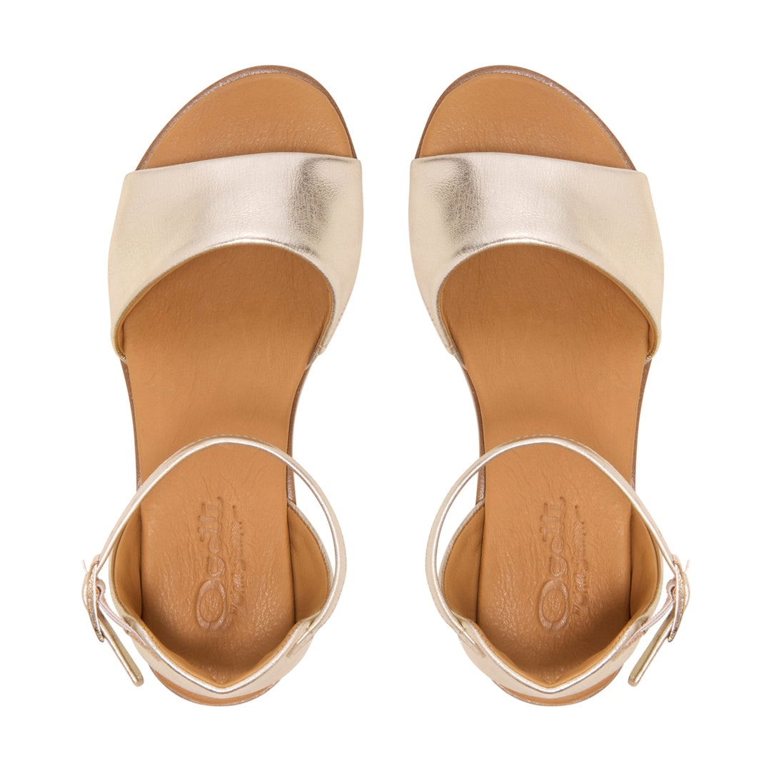 Melara Gold Sandals