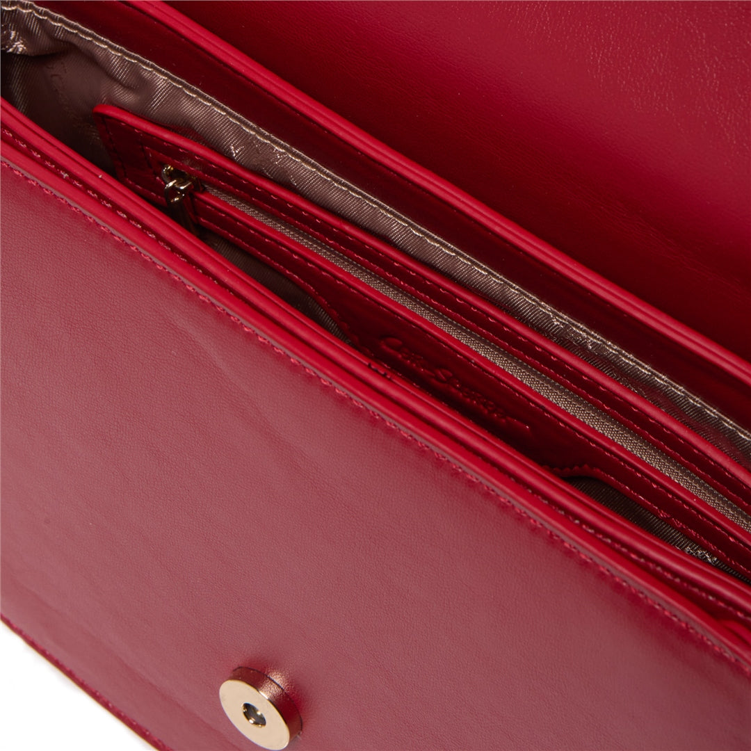 Octavia Red Handbag