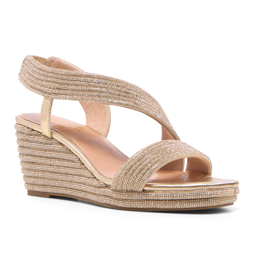 Olivita Gold Sandals
