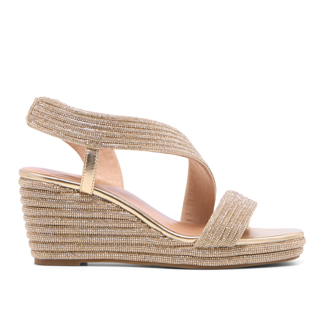 Olivita Gold Sandals