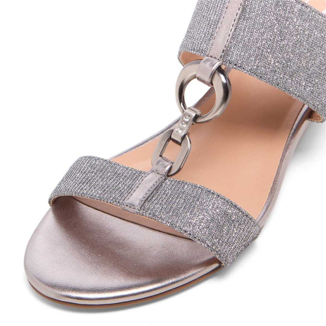Presice Pewter Sandals