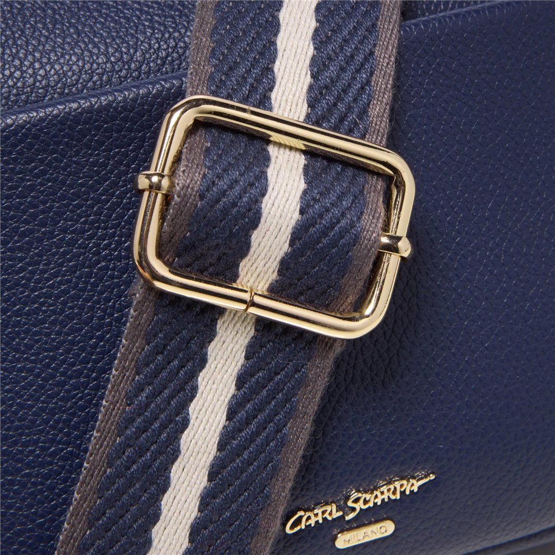 Rostine Navy Handbag