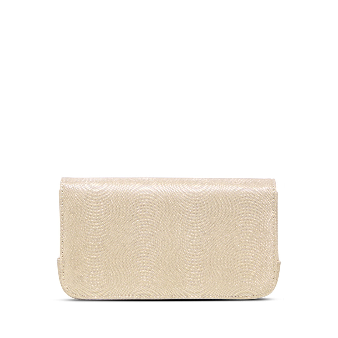 Veloria Champagne Glitz Clutch Bag