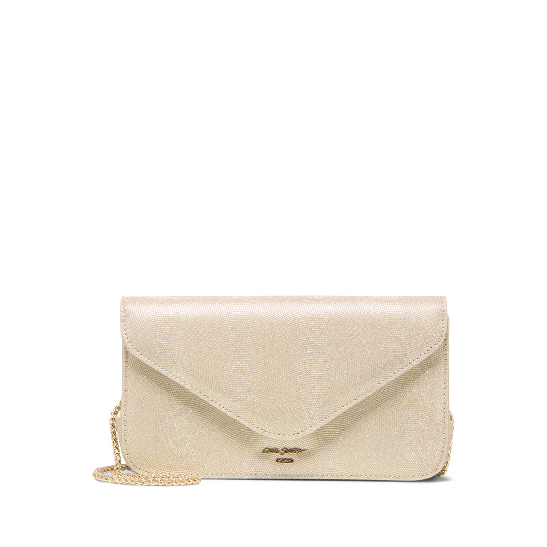 Veloria Champagne Glitz Clutch Bag