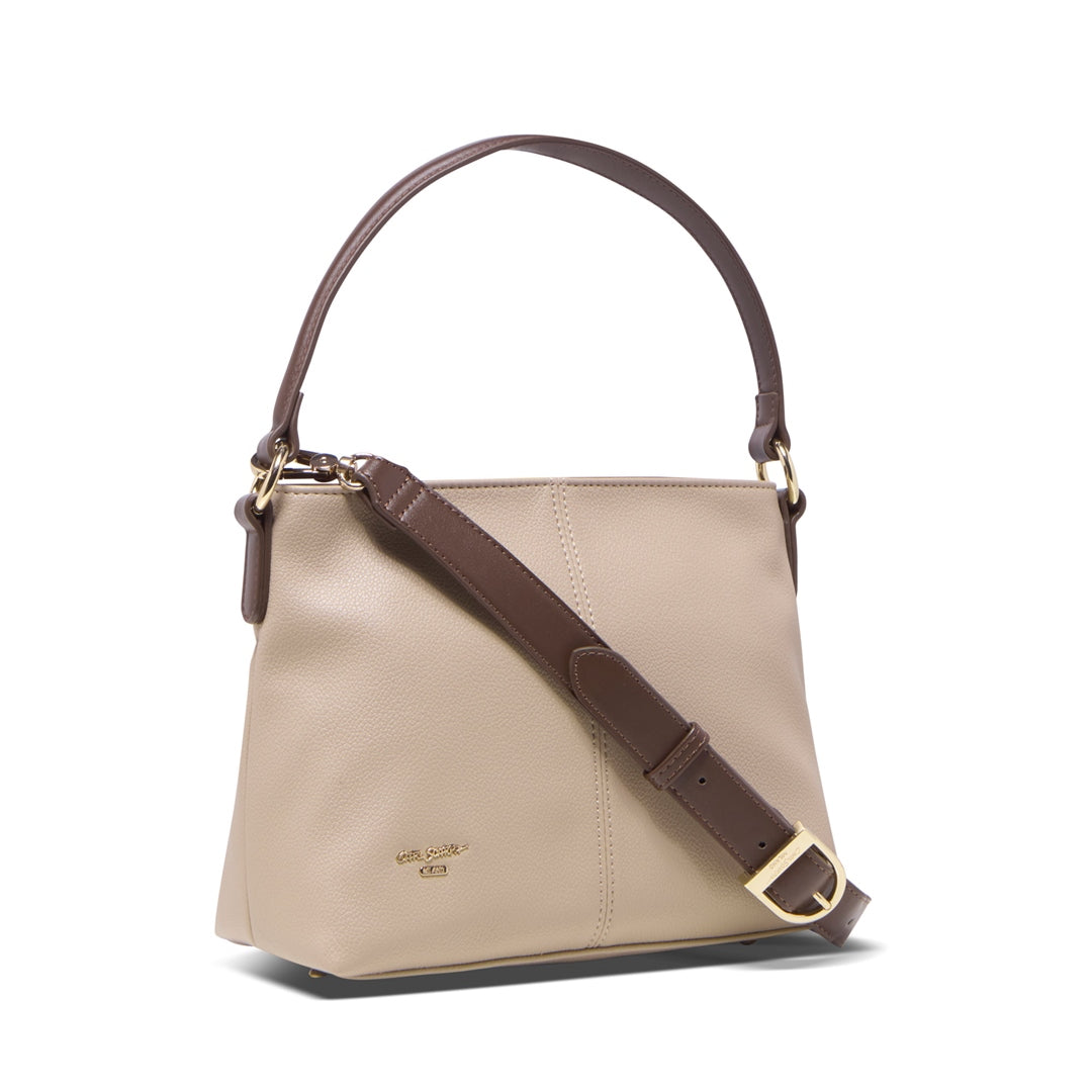 Yasmina Taupe Handbag