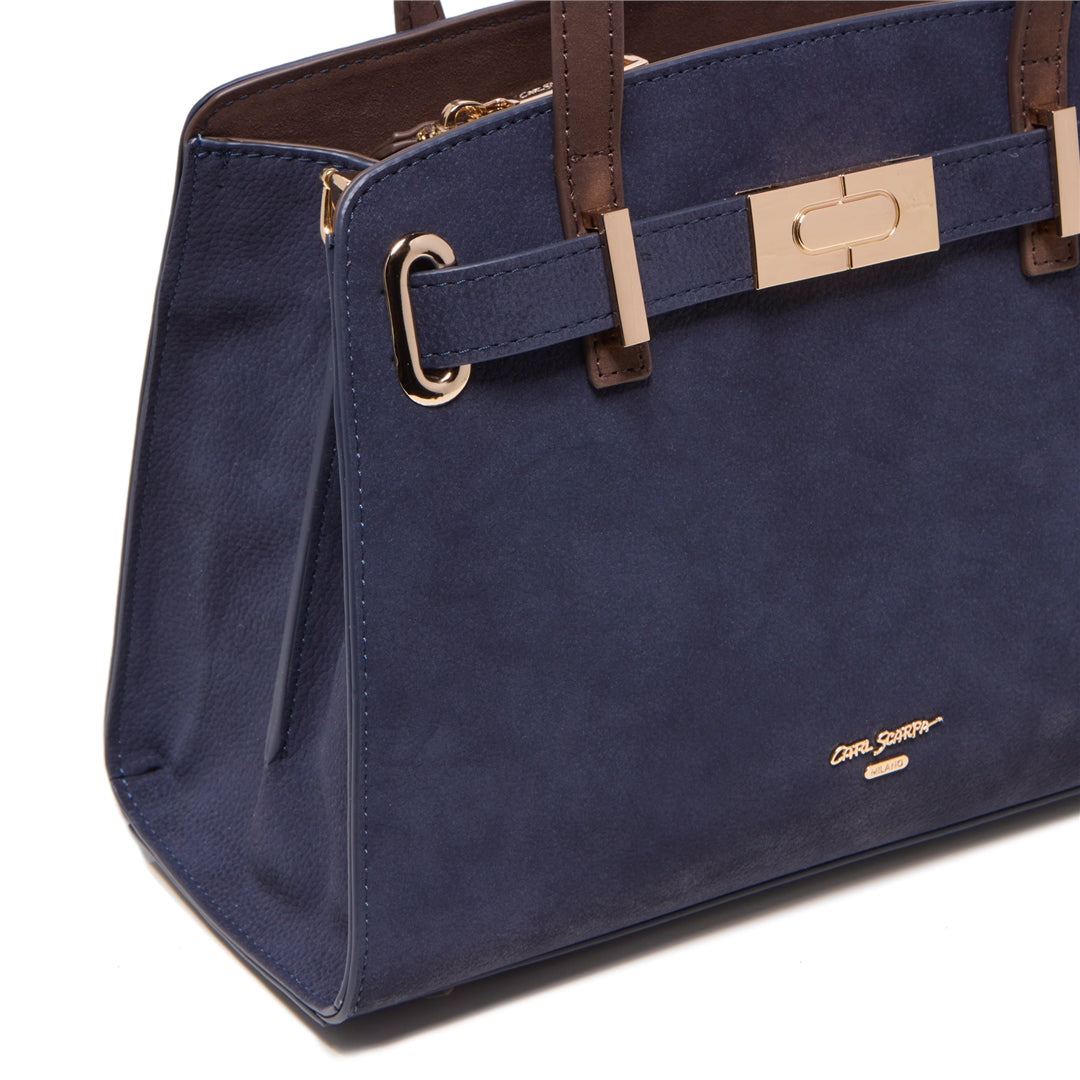 Zamira Navy Handbag
