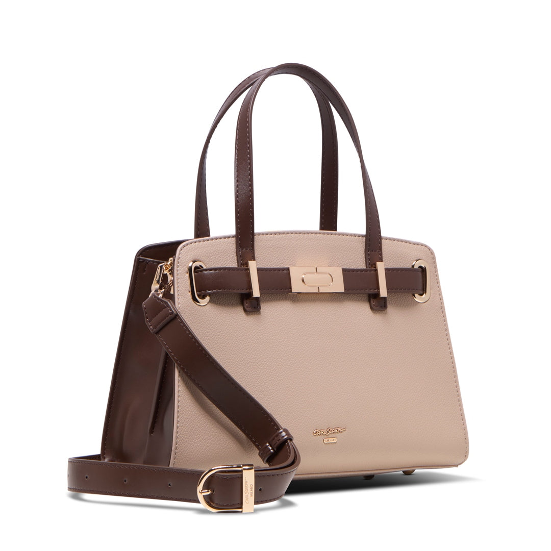Zamira Taupe Handbag