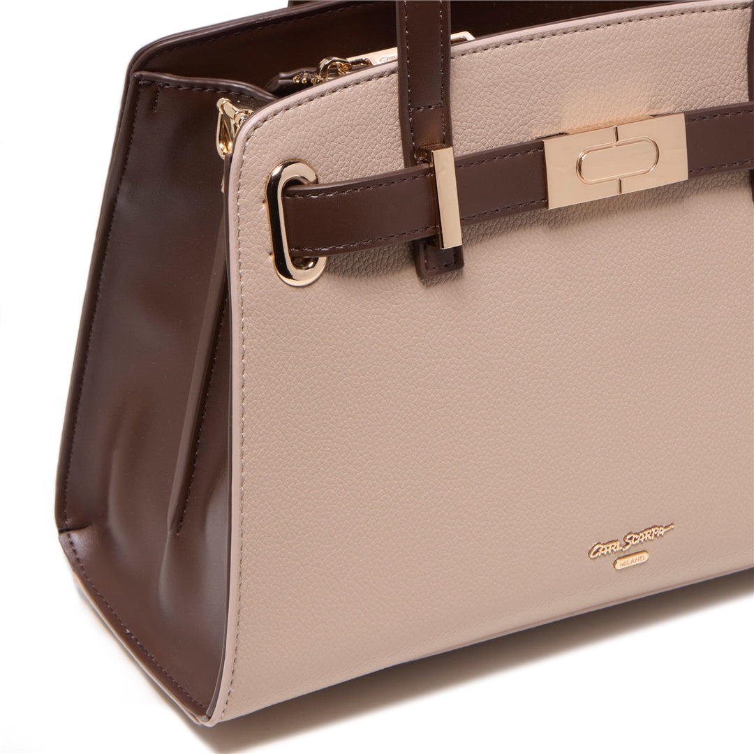 Zamira Taupe Handbag