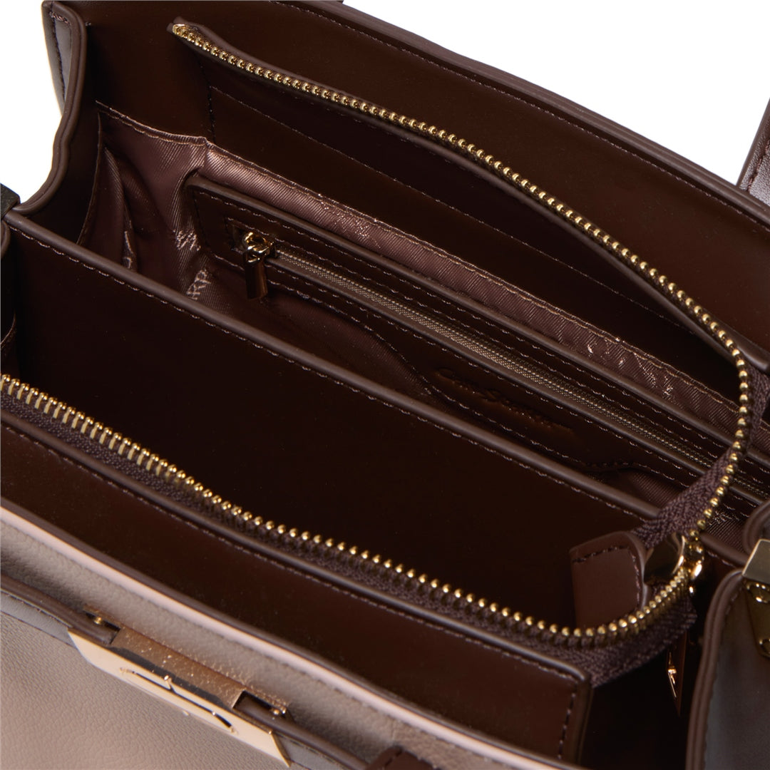 Zamira Taupe Handbag