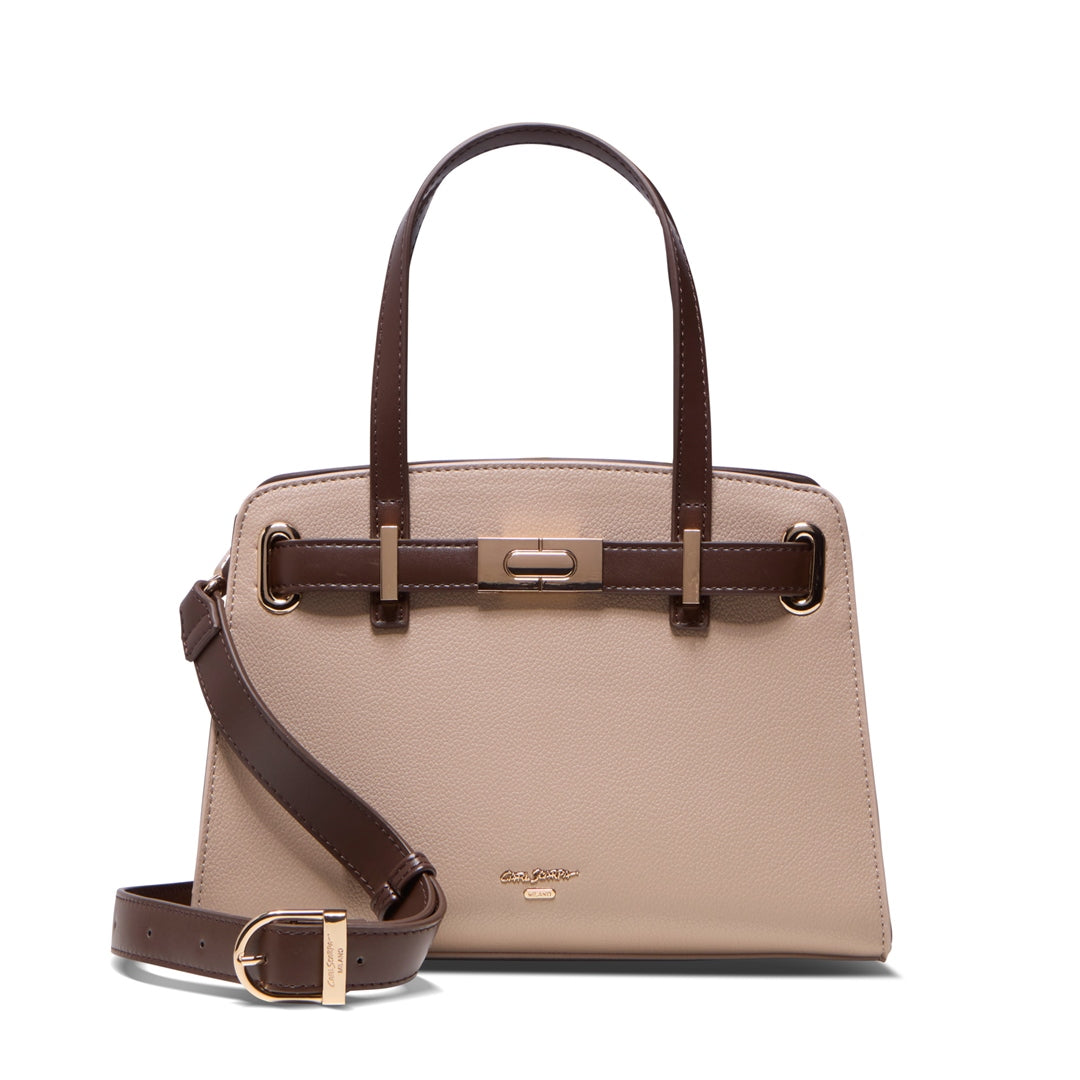 Zamira Taupe Handbag