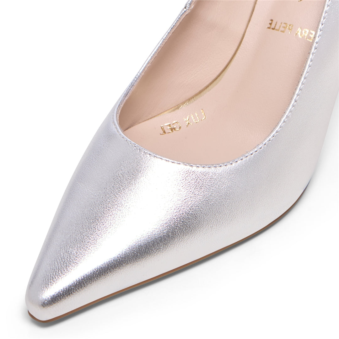 Lonata Silver Court Heel