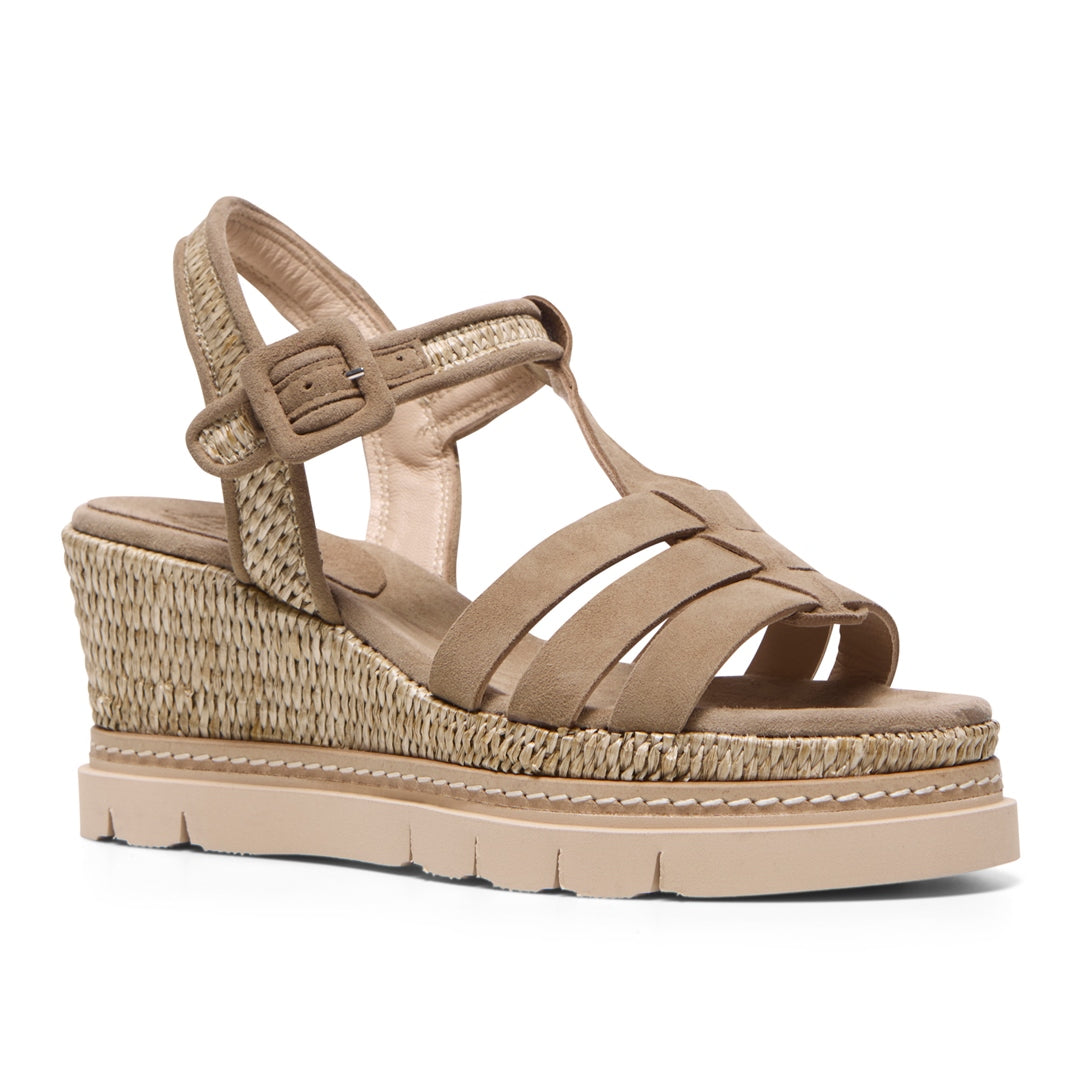 Felestro White Leather Sandal