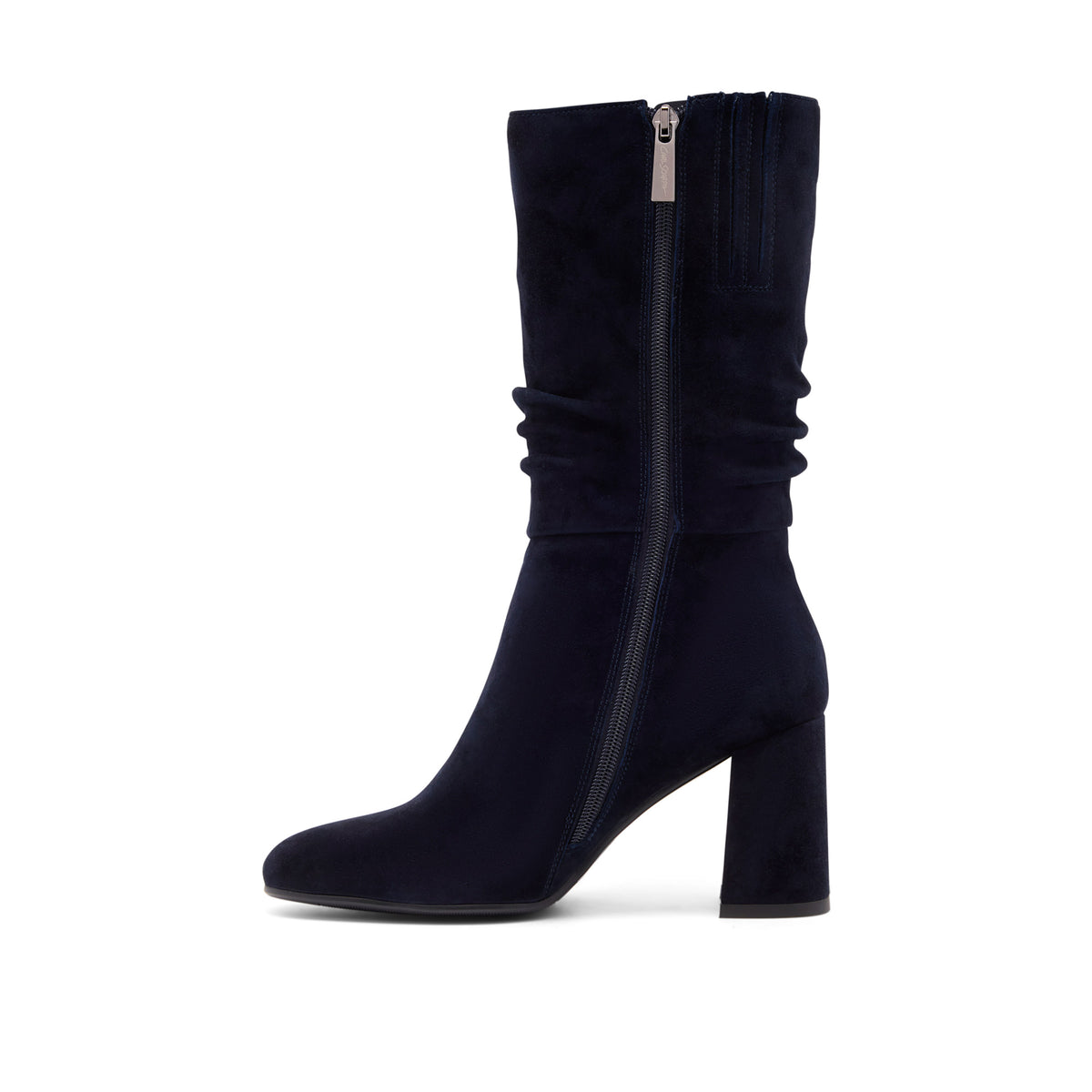 Aitana Navy Suede Ankle Boot