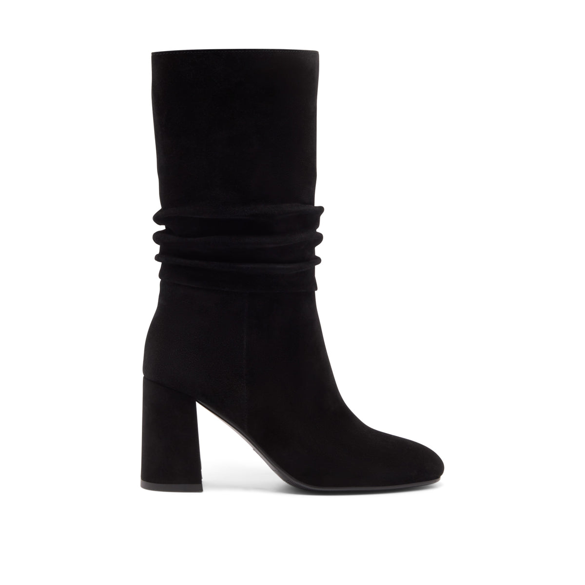Aitana Black Suede Ankle Boot