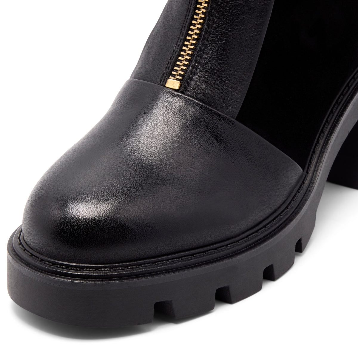 Romilda Black Suede Ankle Boot